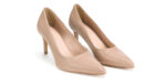 ALLY Pointy Pump Apple Leather by Sashay (Color: Roasted Cashew – More colors available)