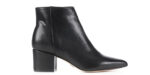 STEADY Block Heel Ankle Boot Apple Leather by Sashay
